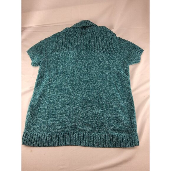Womens Christopher & Banks Teal Sweater Size Large Cardigan - Picture 3 of 3